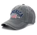 New Unisex "AMERICA" Embroidered Vintage Baseball Cap – EST. 1776